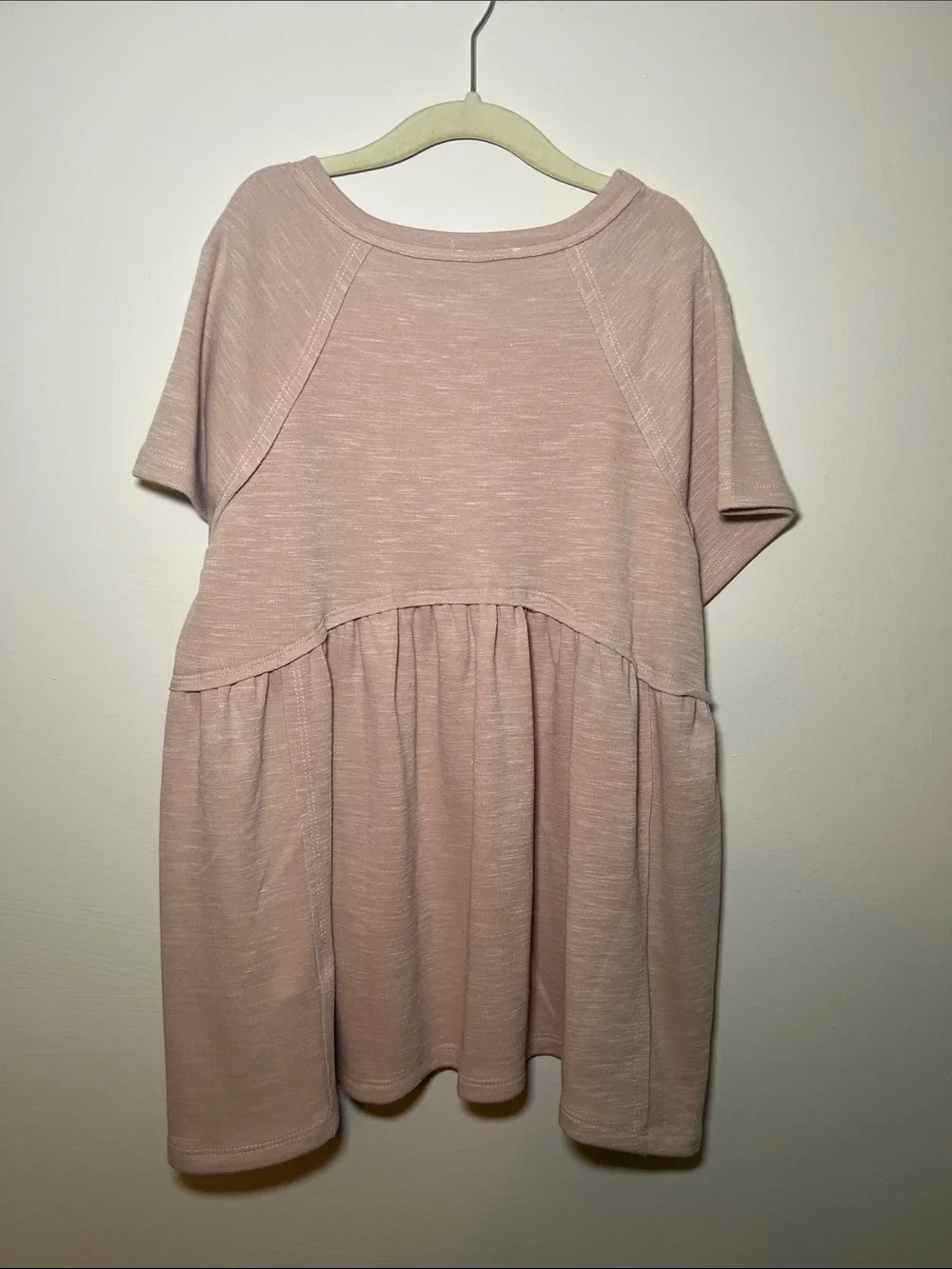 Hayden Girls Babydoll Dress in Dusty Rose